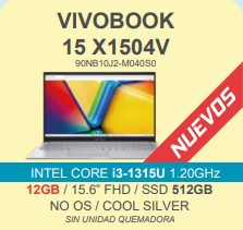 Portatil VIVOBOOK 15"