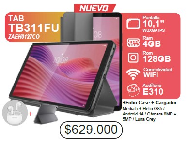 Tablet lenovo One TB311FU
